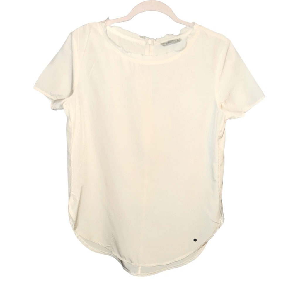 ABERCROMBIE AND FITCH Elegant Cream Women's Top Size‎ small